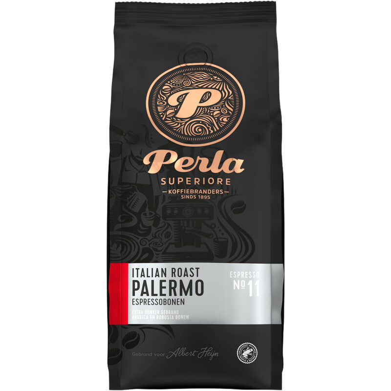 Perla Superiore Italian roast Palermo espressobonen
