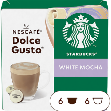 Starbucks Dolce gusto compatible white mocha