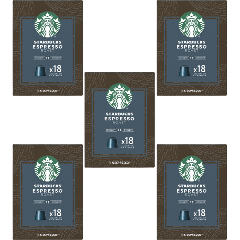 Starbucks Nespresso espresso roast 5-pack