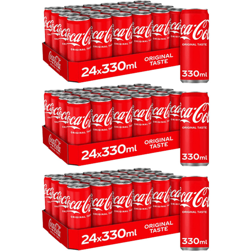 Coca-Cola Coca-Cola Regular 3-tray pakket