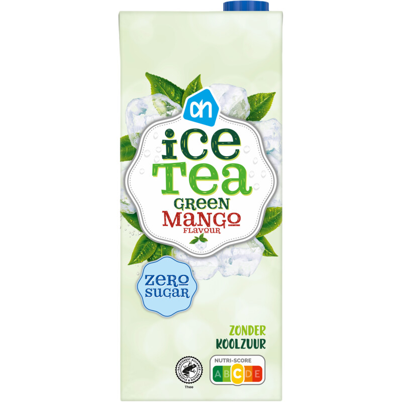 AH Ice tea green mango zero zonder koolzuur