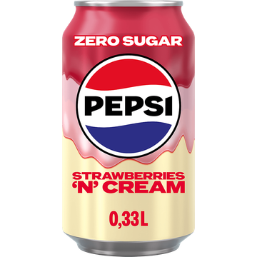 Pepsi Strawberry 'n' cream zero sugar