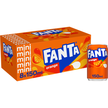 Fanta Orange mini 8-pack