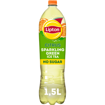 Lipton Ice tea green citrus sparkling no sugar