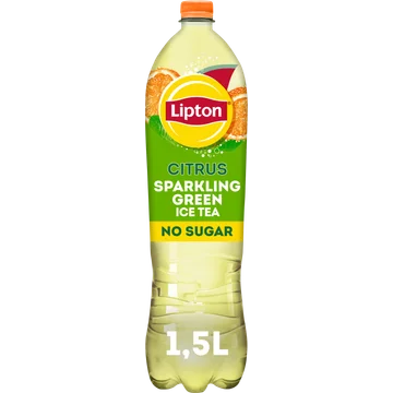 Lipton Ice tea green citrus sparkling no sugar