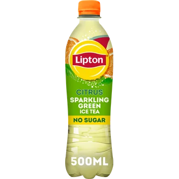 Lipton Ice tea green citrus sparkling no sugar