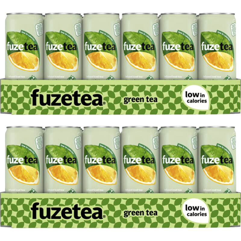 Fuze Tea Green Ice Tea 2-tray pakket	