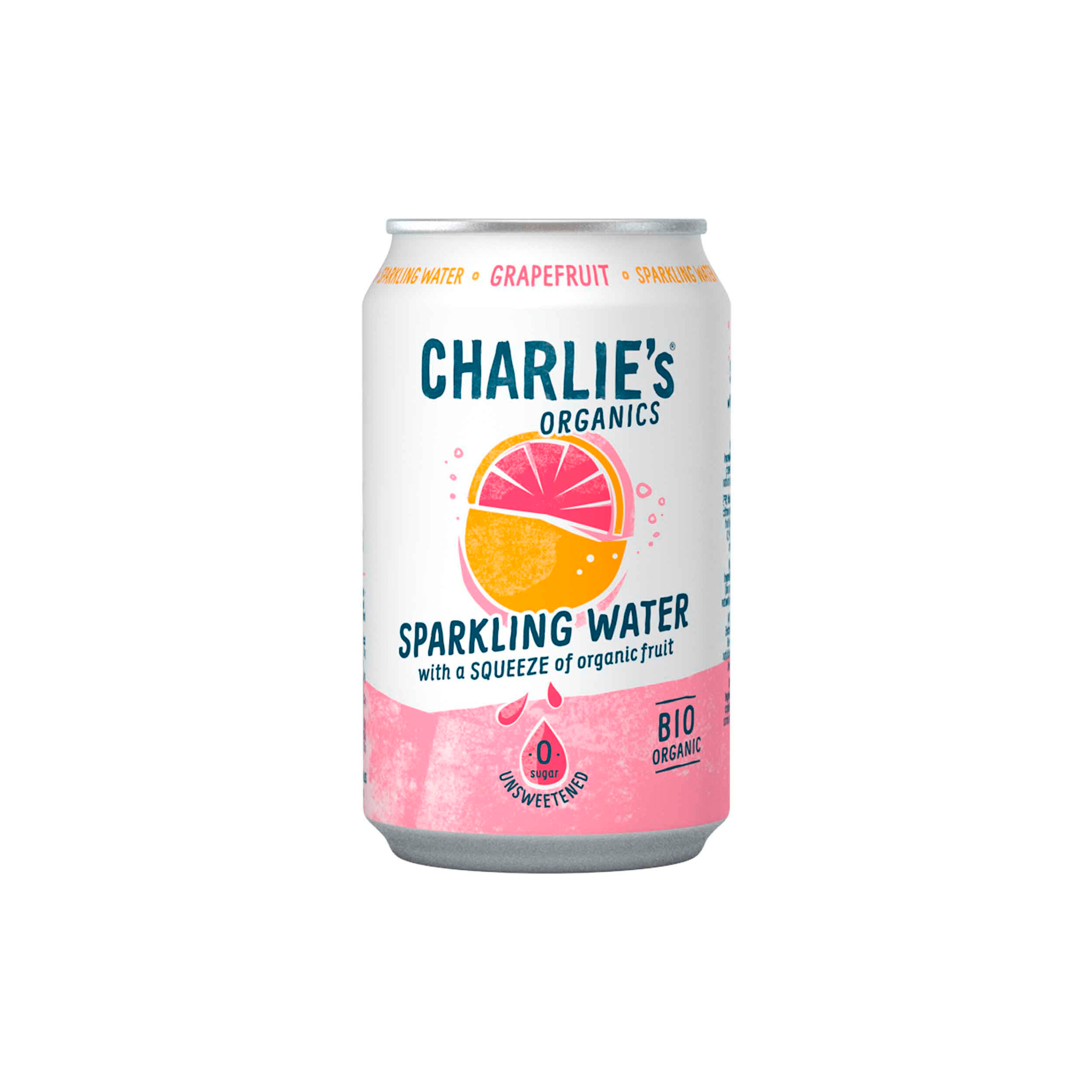 Charlie's Organics sparkling grapefruit