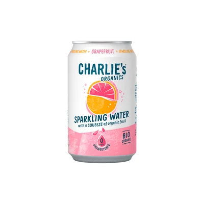 Charlie's Organics sparkling grapefruit
