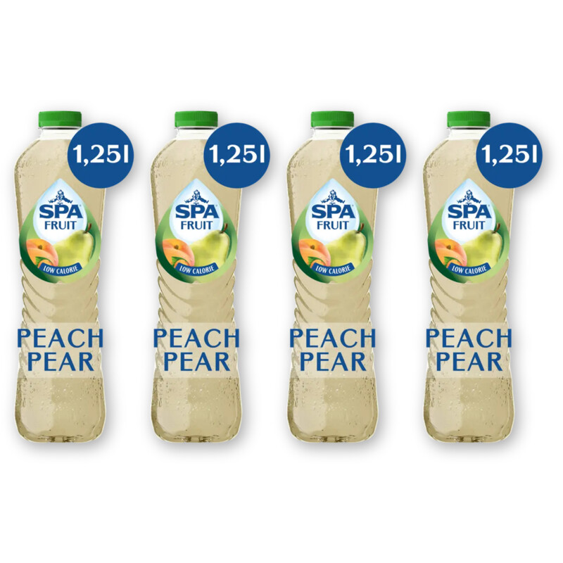 Spa Fruit peach pear 4-pack