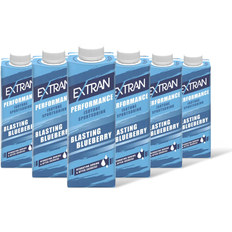 Extran Performance blasting blueberry 6-pack
