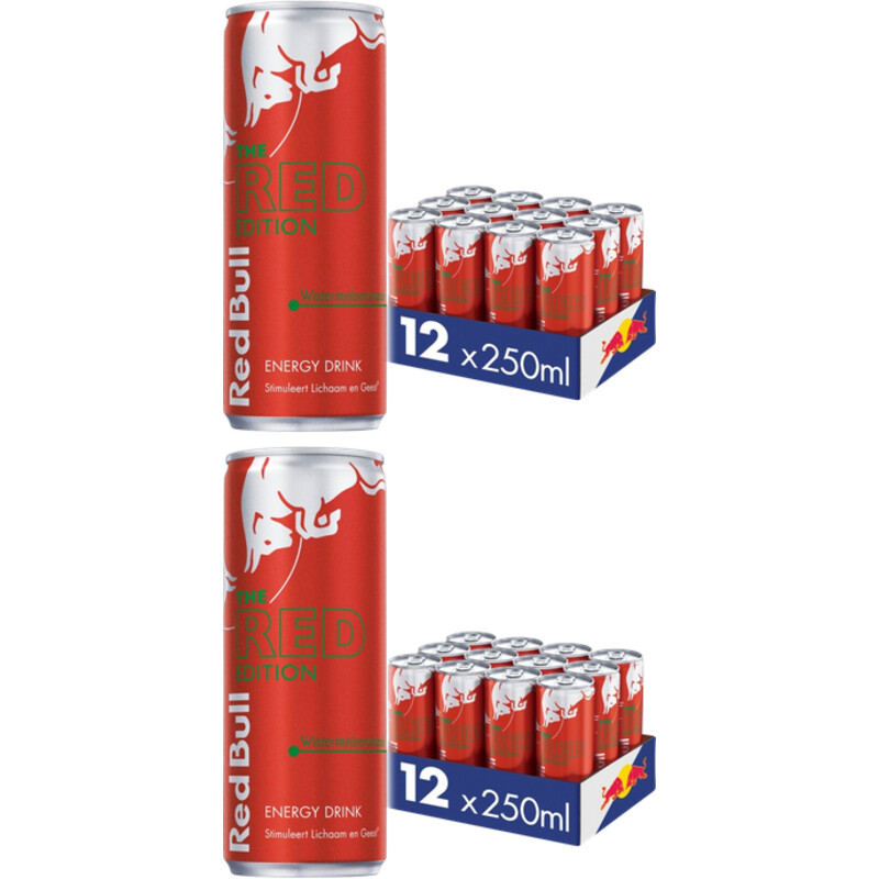 Red Bull Energy drink watermeloen 2x 12-pack