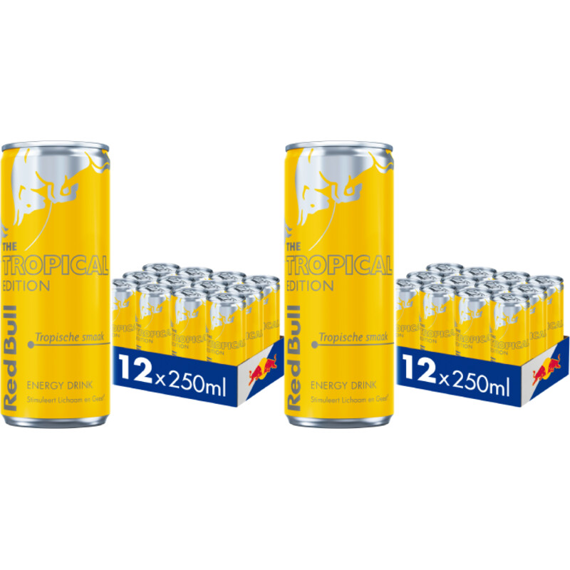 Red Bull Energy drink tropisch fruit 2x 12-pack