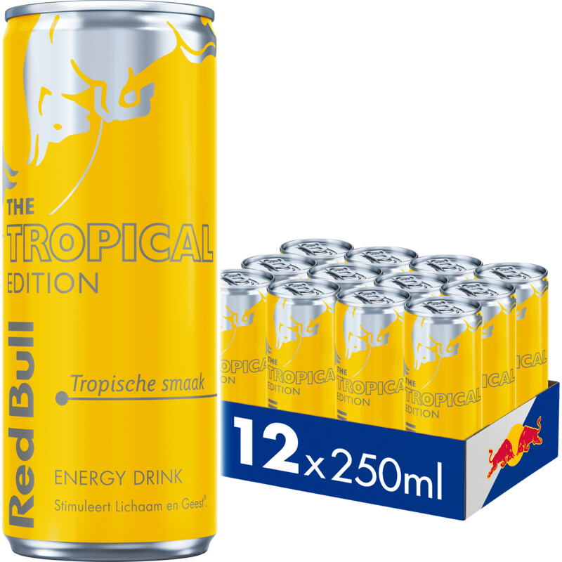 Red Bull Energy drink tropisch fruit 12-pack