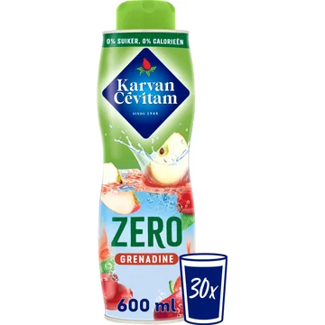 Karvan Cévitam Zero grenadine siroop