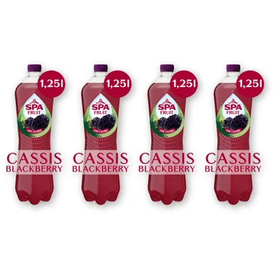 Spa Fruit cassis blackberry 4-pack