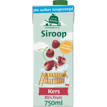 Van de Boom Kers siroop 0% suiker