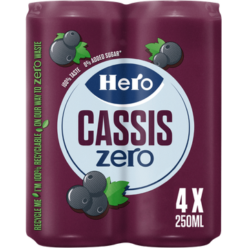 Hero Cassis zero 4-pack