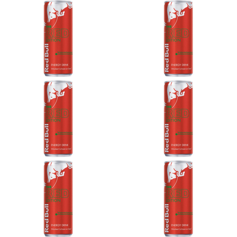 Red Bull Energy drink watermeloen 6-pack