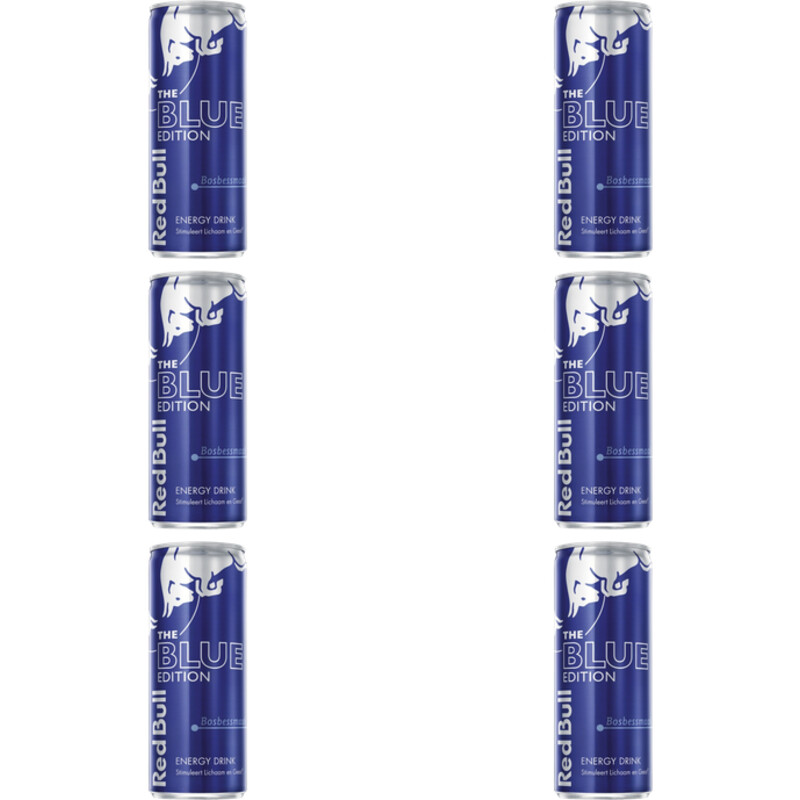 Red Bull Energy drink bosbes 6-pack
