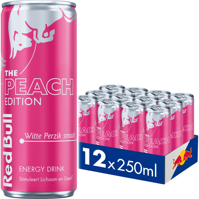 Red Bull White peach 12-pack