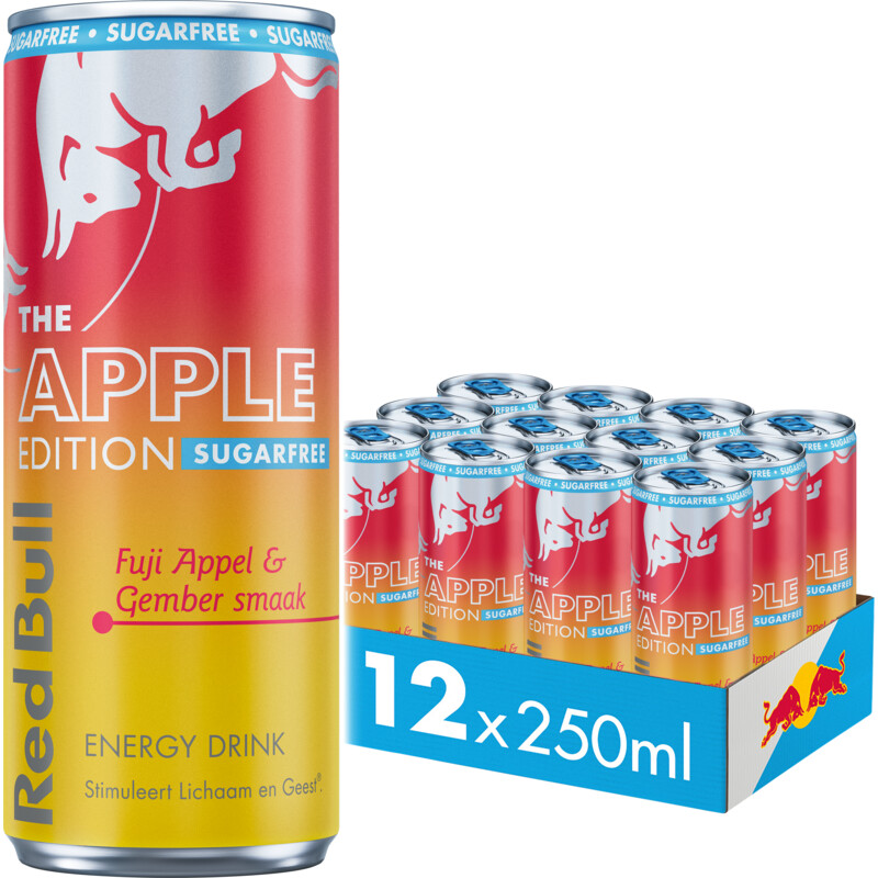 Red Bull Fuji appel sugarfree 12-pack