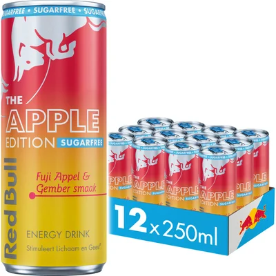 Red Bull Fuji appel sugarfree 12-pack