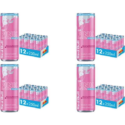 Red Bull Pink edition sf bosvrucht 4x 12-pack