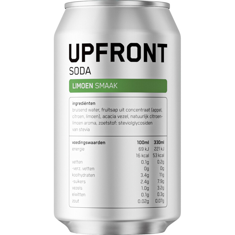 Upfront Soda limoen smaak