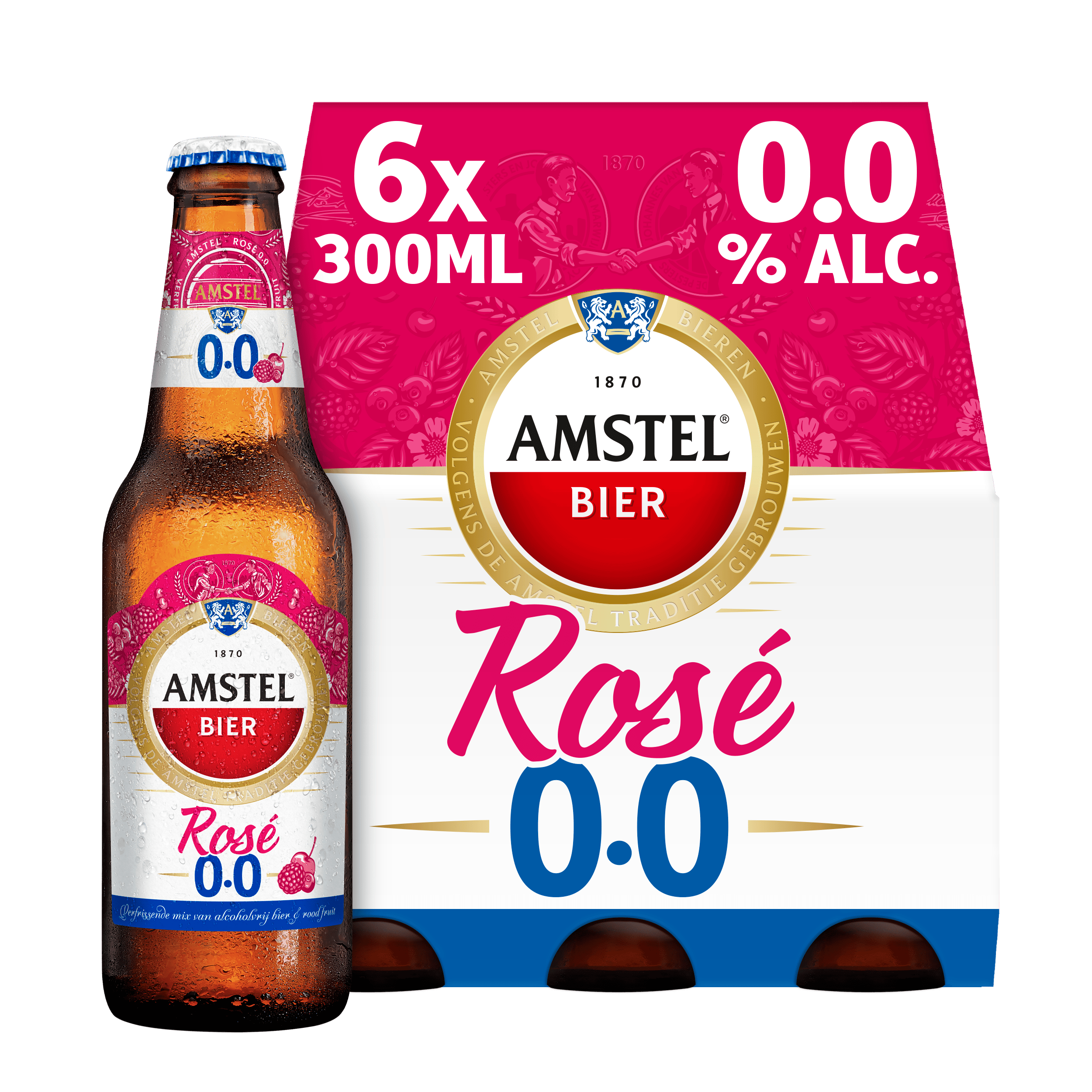Amstel Rosé 0.0% 6-pack