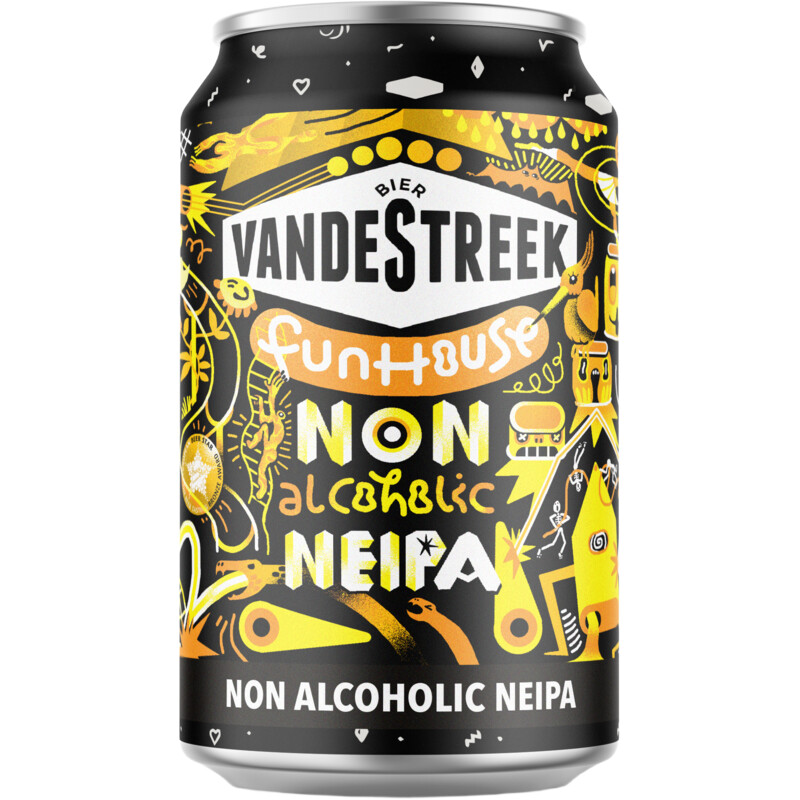 Vandestreek Fun house non alcoholic NEIPA