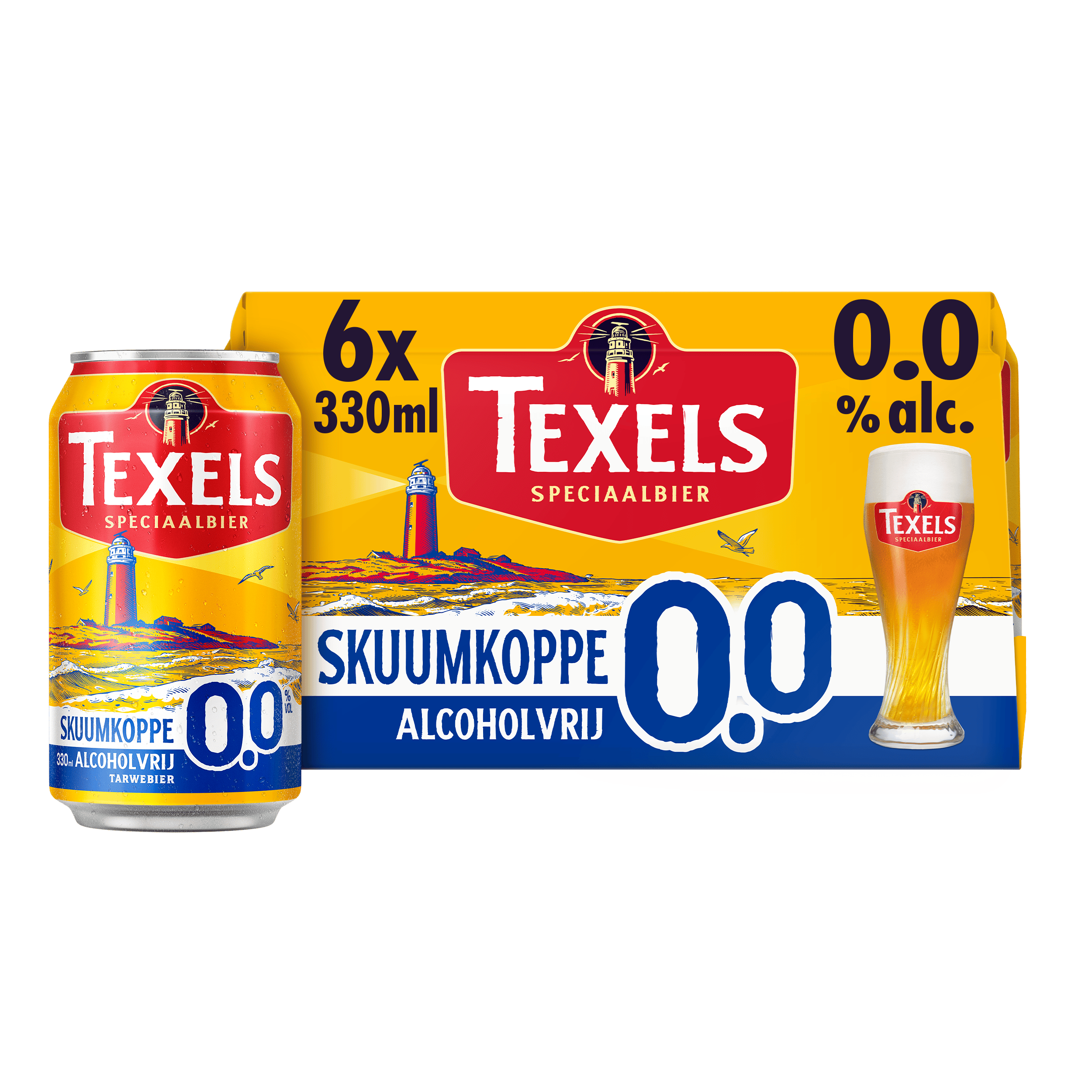 Texels Skuumkoppe alcoholvrij tarwebier 6-pack