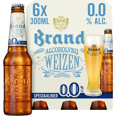 Brand Weizen 0.0 6-pack