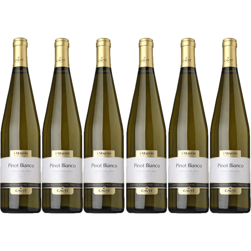 Mastri Vernacoli Pinot bianco 6 stuks