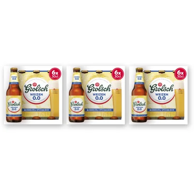 Grolsch Weizen alcoholvrij speciaalbier 18-pack