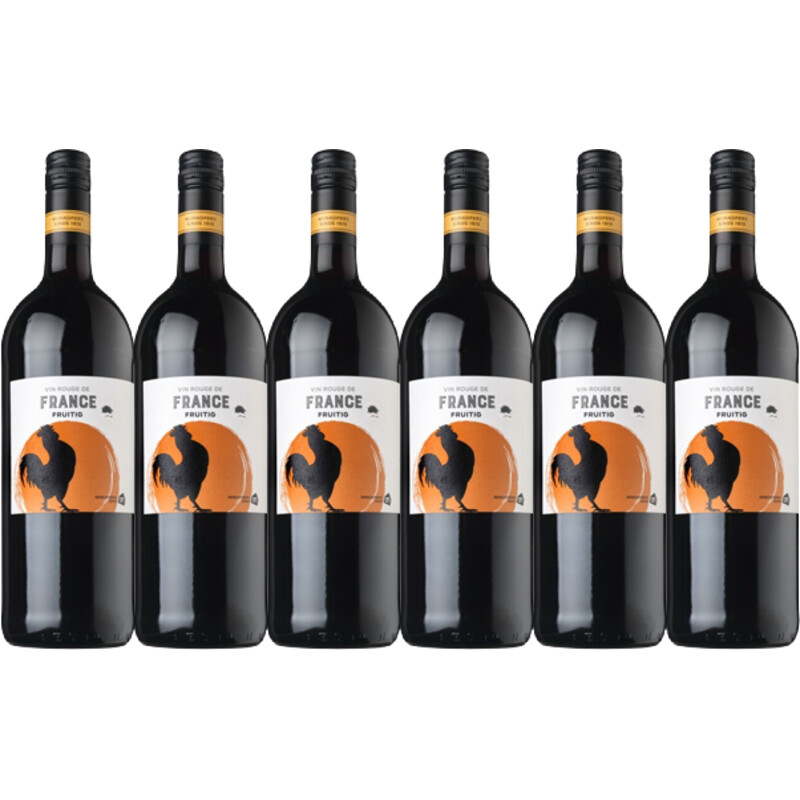 AH Fruitige Franse huiswijn rood 6-pack