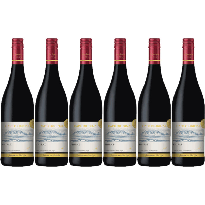 AH Excellent Selectie shiraz alcoholvrij 6 flessen