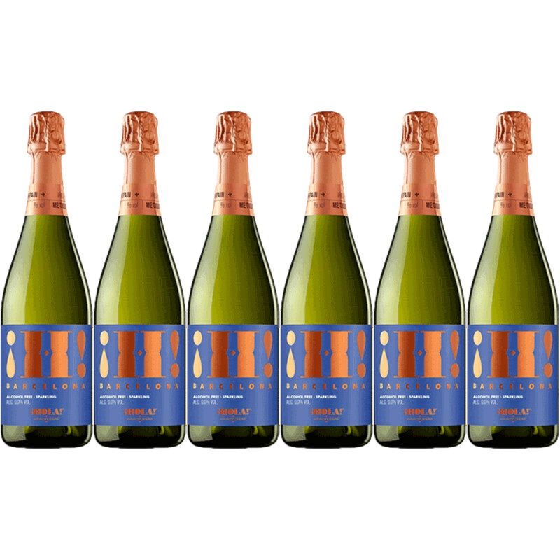 Hola! Cava brut alcoholvrij 6 flessen