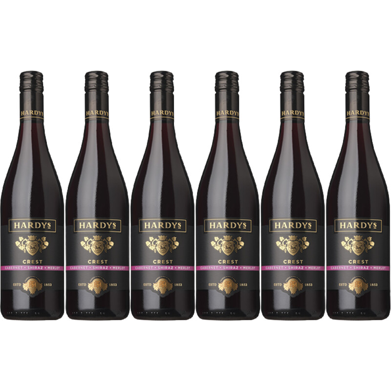 Hardys Bin 343 cabernet shiraz 6 flessen