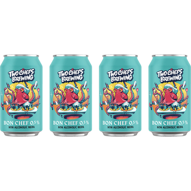 Two Chefs Brewing Bon chef 0.5% 4-pack