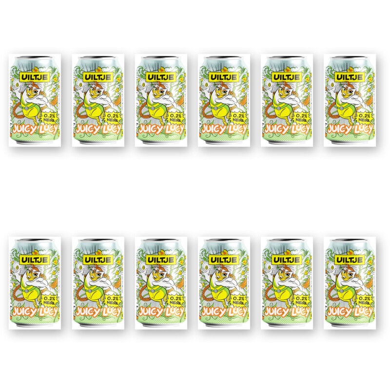 Uiltje Brewing Juicy lucy 0.2% NEIPA 12-pack