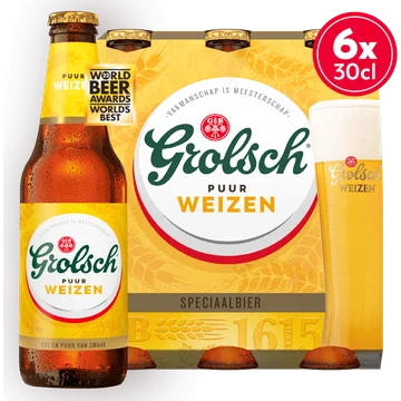 Grolsch Puur weizen speciaalbier 6-pack