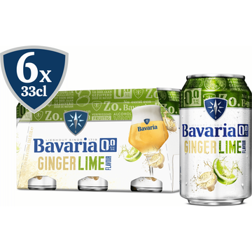 Bavaria 0.0% Fruity ginger lime 6-pack