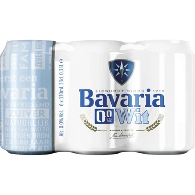 Bavaria 0.0% Wit 6-pack