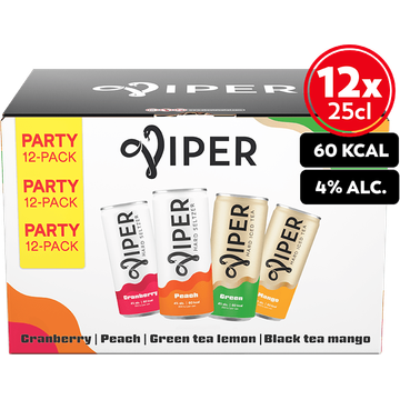 Viper Hard seltzer variety 12-pack