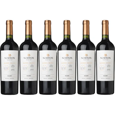 Norton Barrel select merlot 6 flessen