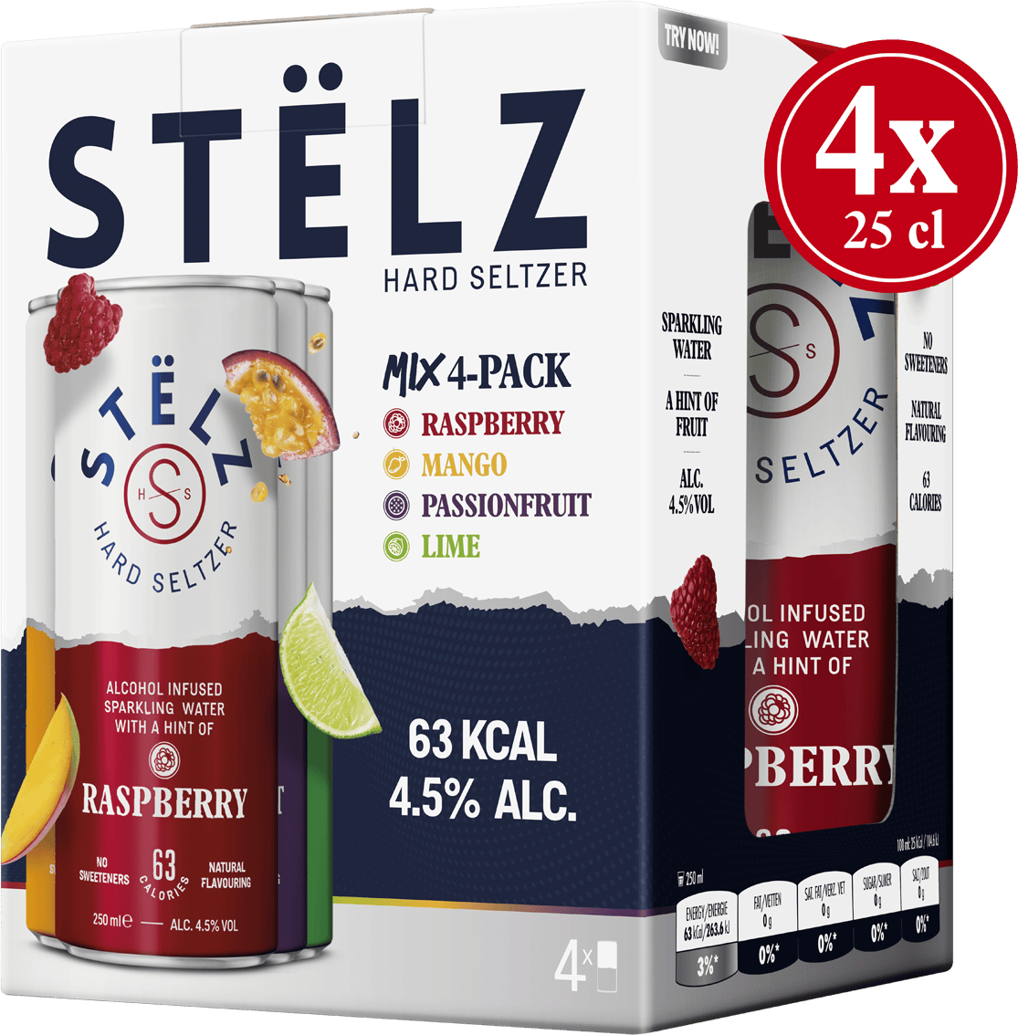 Stëlz Hard seltzer apple