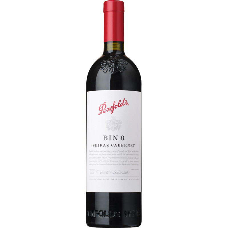 Penfolds Bin 8 cabernet shiraz