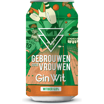 Gebrouwen door vrouw Gin wit