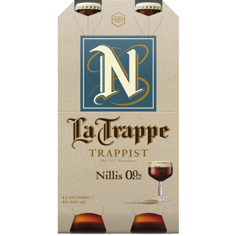 La Trappe Trappist nillis 0.0 4-pack